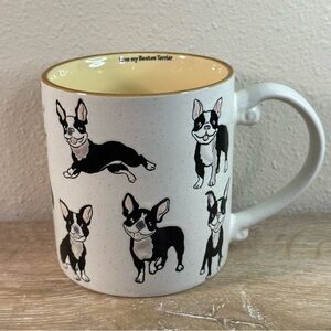 Love My Boston Terrier Dog Coffee Mug Embossed 21 oz By Spectrum Designz